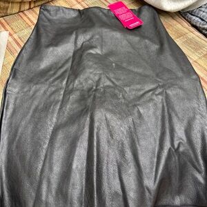 Commando Black Faux Leather Skirt